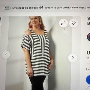 Soft Surroundings Monochrome Striped Top
With pockets